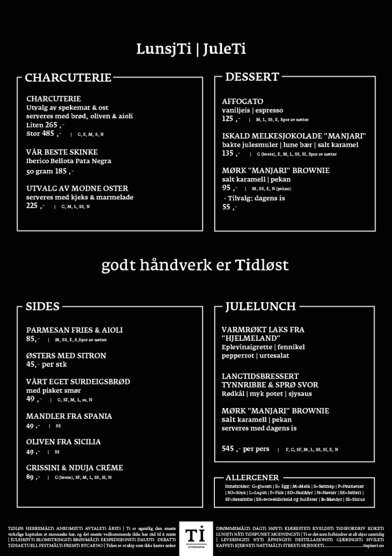 Meny Ti Spiseri & Bar